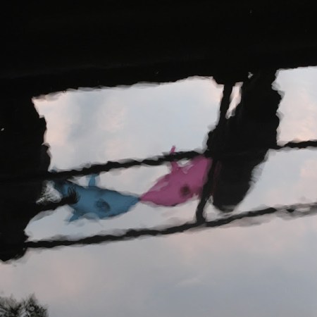 Faux Watercolor Kiss